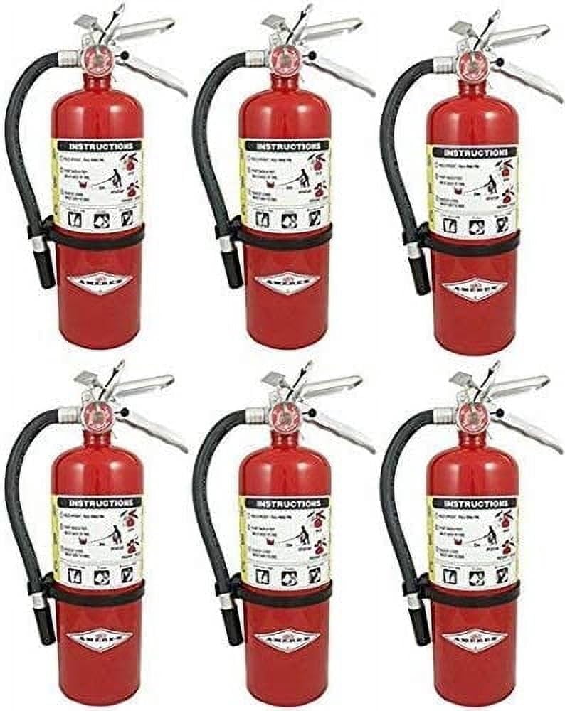 Amerex B402, 5lb ABC Dry Chemical Class A B C Fire Extinguisher, with Wall Bracket, 6 Pack - Image 8
