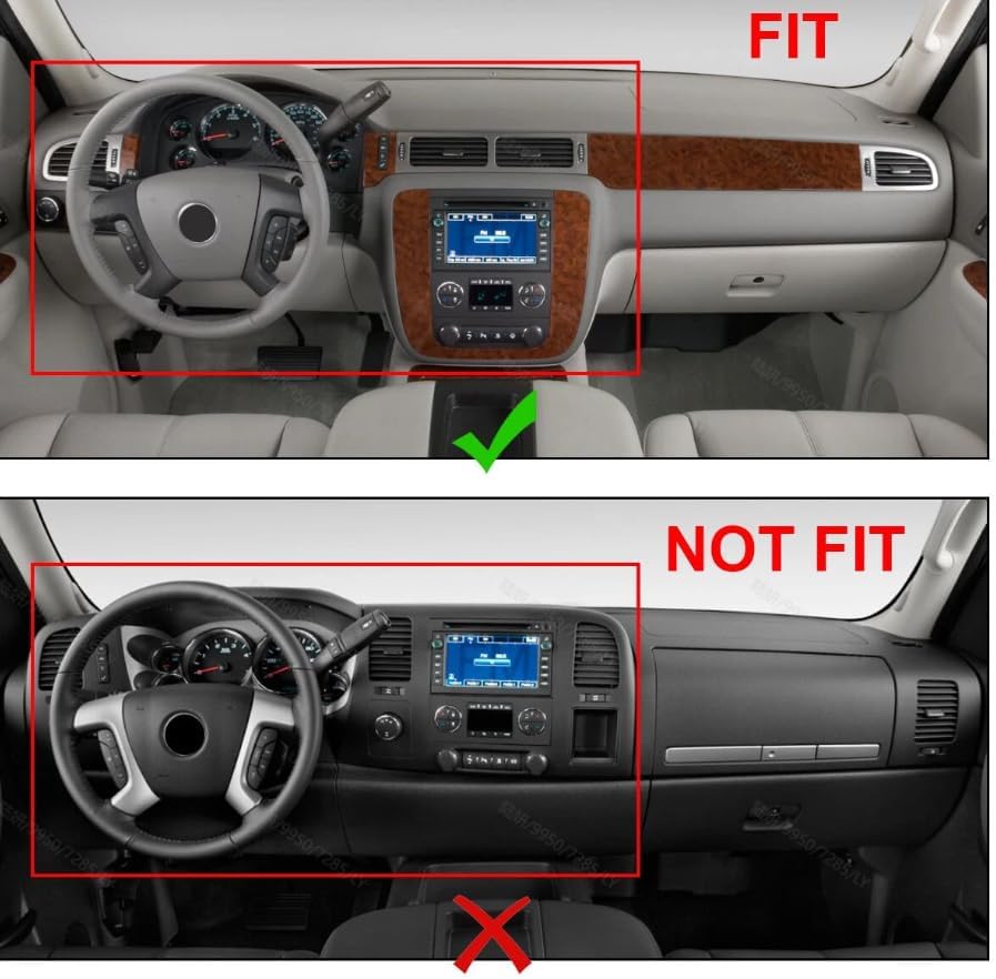 Kojem Dash Board Cover Cap Compatible with 07-14 Yukon Tahoe Silverado - Image 3