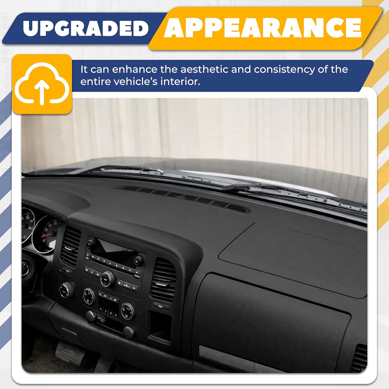 Dashboard Cover Compatible with 2007-2013 Silverado Sierra - Image 6