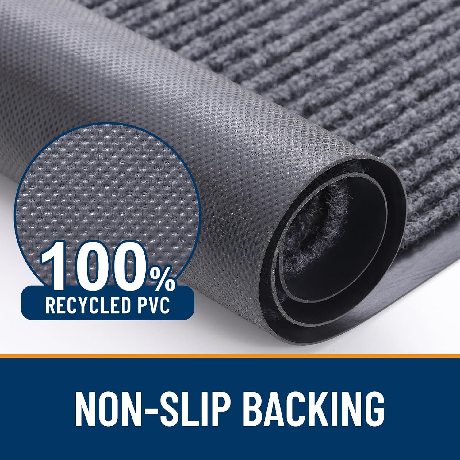 OLANLY 2-Pack Front Door Mats 29.5x17, Waterproof Heavy-Duty Doormats - Image 3