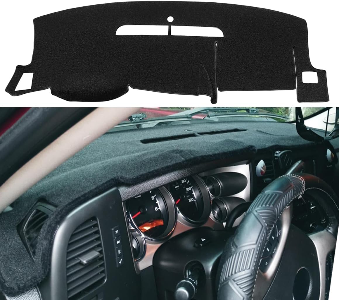 Dash Cover Mat for 2000-06 Chevy Suburban Tahoe Avalanche (00-06,Beige) Y44